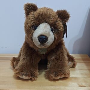 Aurora Miyoni Realistic Brown Bear Plush